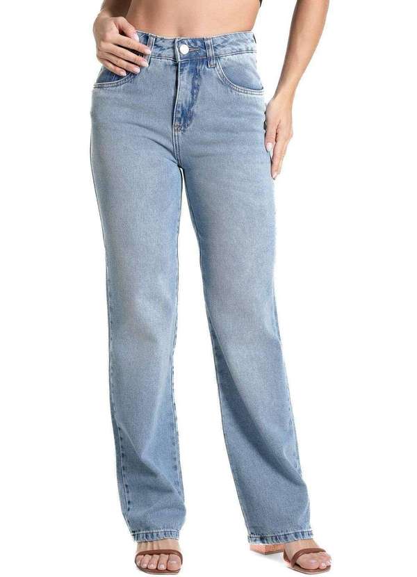 Sawary - Calça Jeans Sawary Reta - 281923 Azul