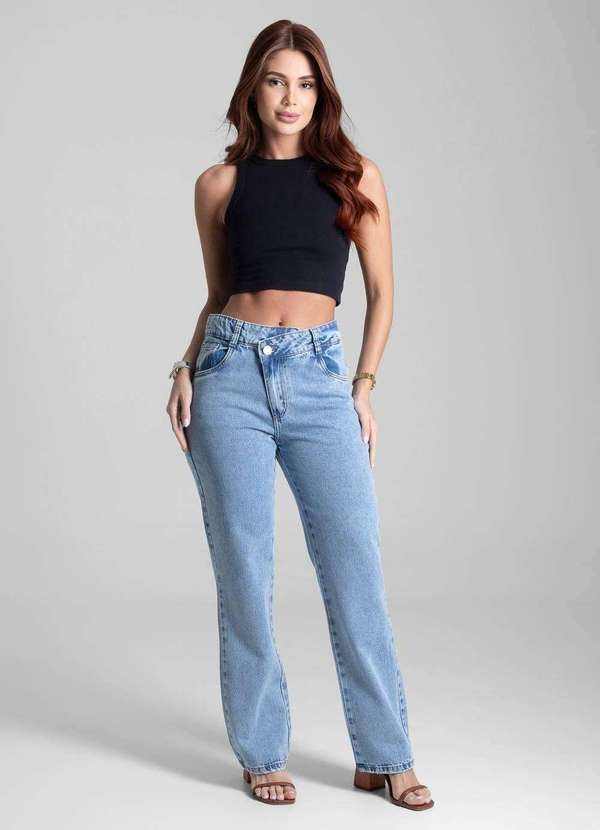 Sawary - Calça Jeans Sawary Reta - 281930 Azul 2