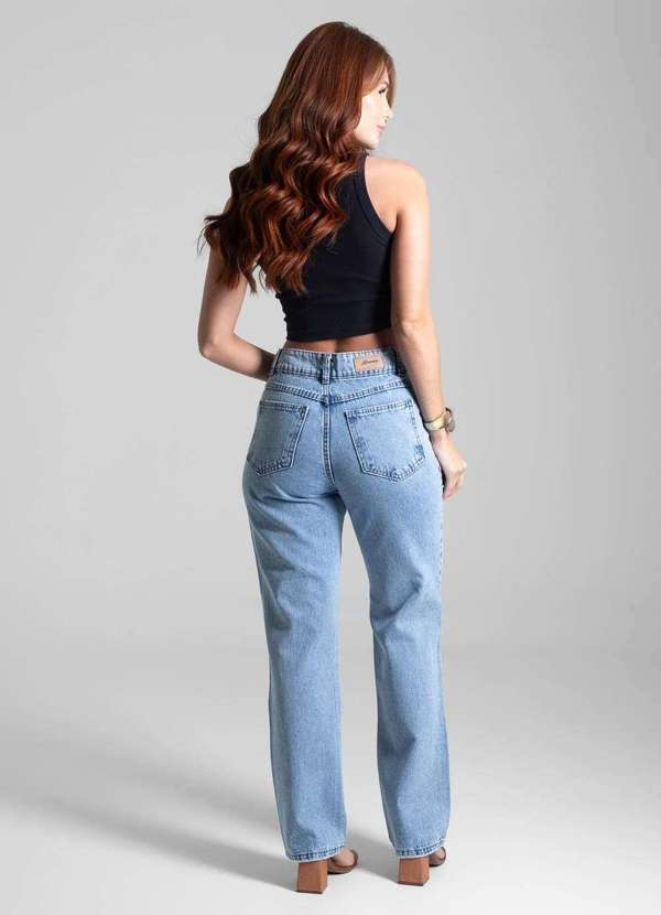 Sawary - Calça Jeans Sawary Reta - 281930 Azul 4