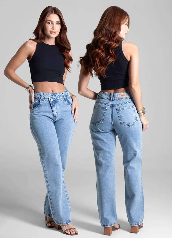 Sawary - Calça Jeans Sawary Reta - 281930 Azul 6