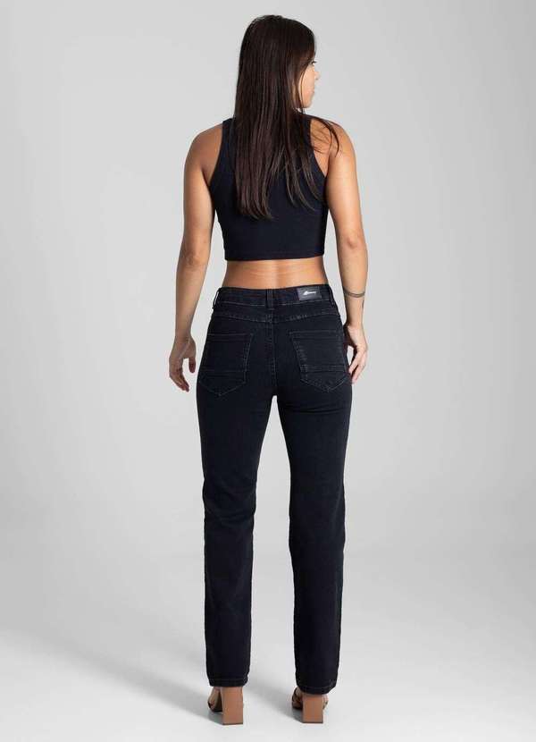Sawary - Calça Jeans Sawary Reta - 282114 Preto 4