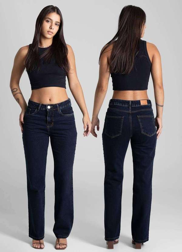 Sawary - Calça Jeans Sawary Reta - 282192 Azul 6