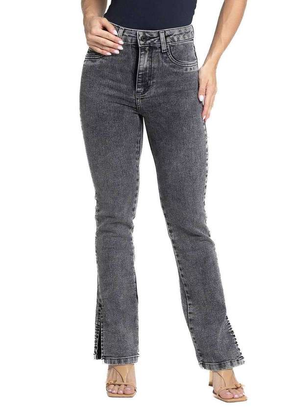 Sawary - Calça Jeans Sawary Reta - 282216 Preto