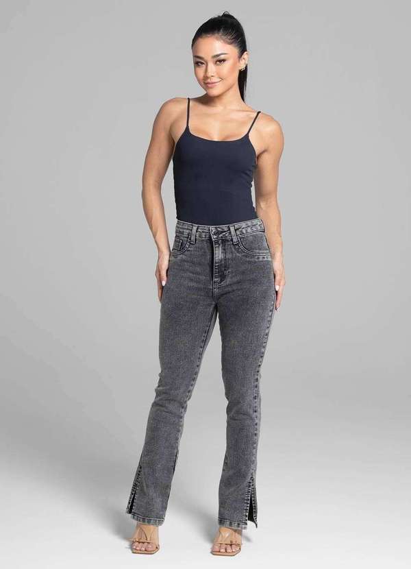 Sawary - Calça Jeans Sawary Reta - 282216 Preto 2