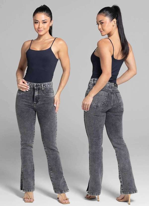 Sawary - Calça Jeans Sawary Reta - 282216 Preto 6