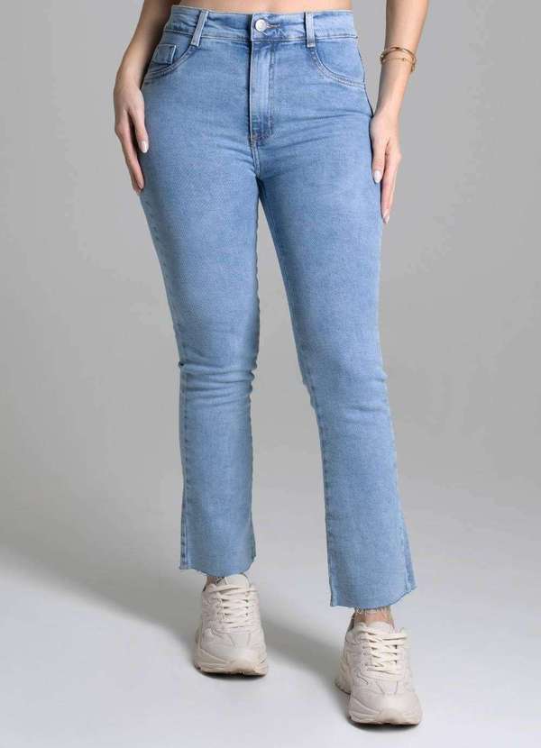 Sawary - Calça Jeans Sawary Reta Azul 5