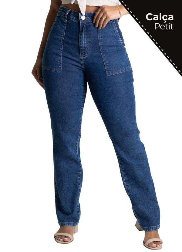 Sawary - Calça Jeans Sawary Reta Petit - 278273 Azul