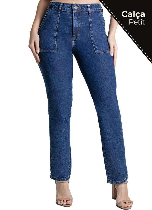 Sawary - Calça Jeans Sawary Reta Petit - 278275 Azul