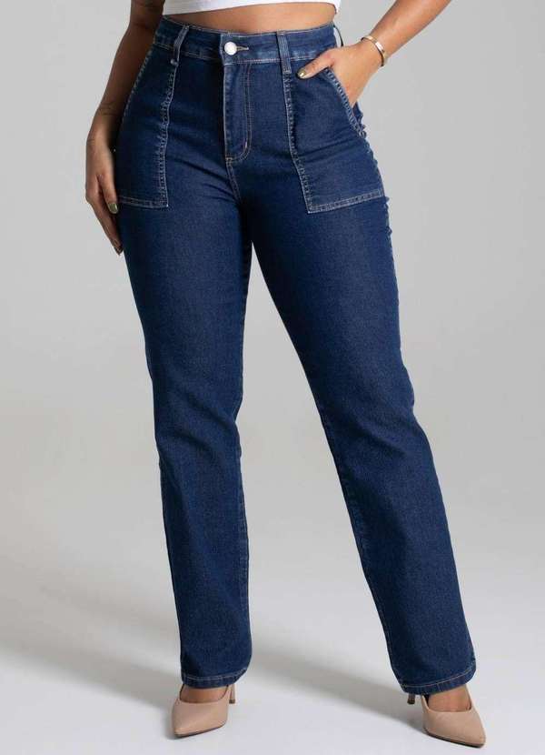 Sawary - Calça Jeans Sawary Reta Petit - 278561 Azul 5