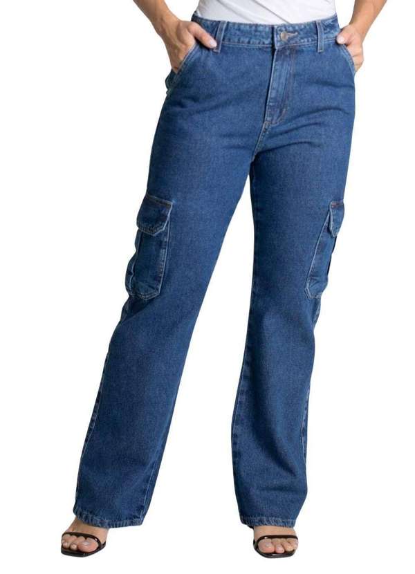 Sawary - Calça Jeans Sawary Reta Petit - 279510 Azul
