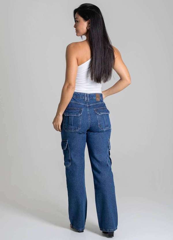 Sawary - Calça Jeans Sawary Reta Petit - 279510 Azul 4