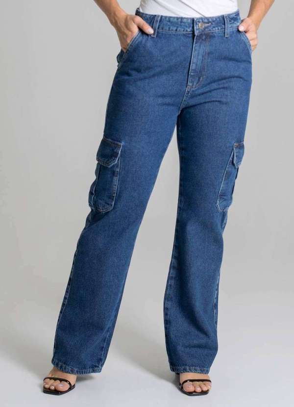 Sawary - Calça Jeans Sawary Reta Petit - 279510 Azul 5