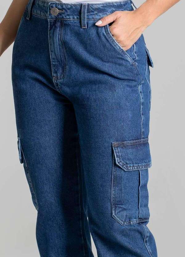 Sawary - Calça Jeans Sawary Reta Petit - 279510 Azul 6