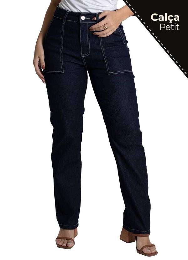 Sawary - Calça Jeans Sawary Reta Petit - 279576 Azul