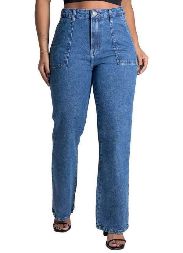 Sawary - Calça Jeans Sawary Reta Petit - 279586 Azul