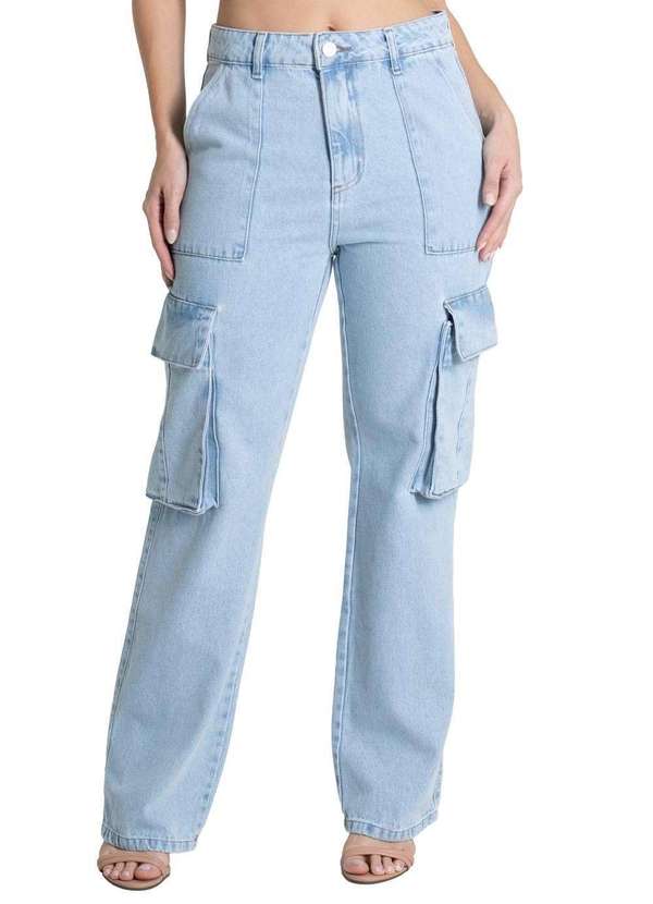 Sawary - Calça Jeans Sawary Reta Petit - 280097 Azul