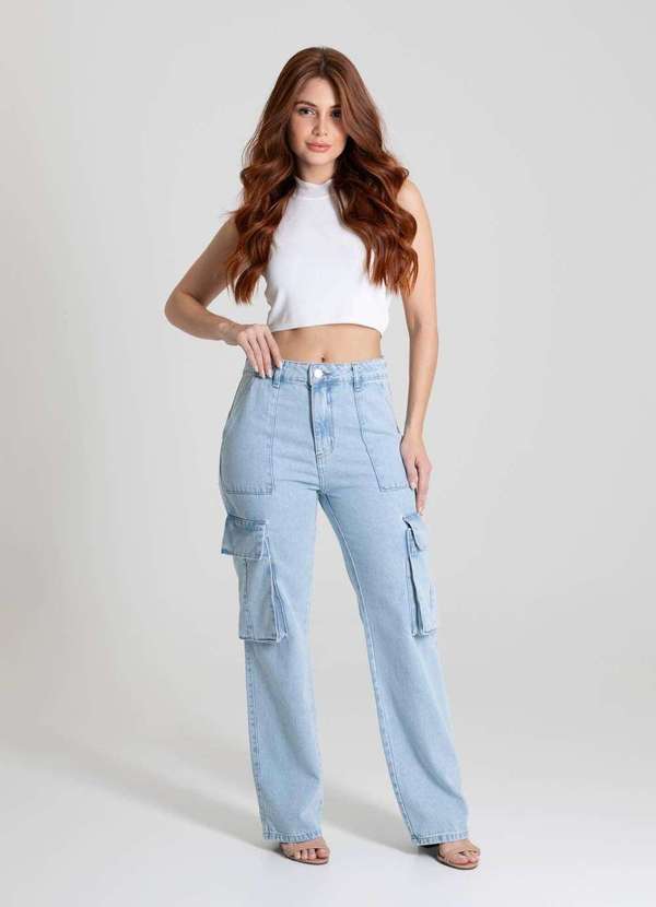 Sawary - Calça Jeans Sawary Reta  Petit - 280097 Azul 2