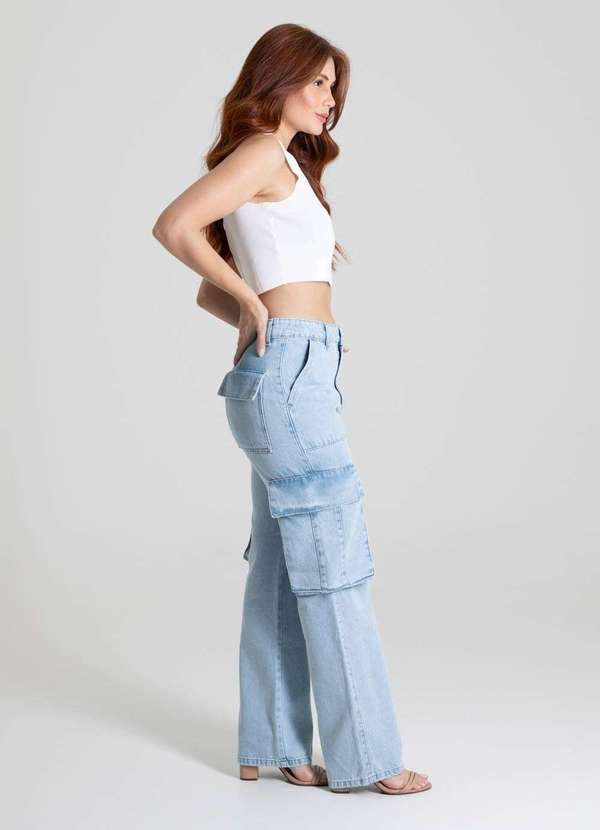 Sawary - Calça Jeans Sawary Reta  Petit - 280097 Azul 3
