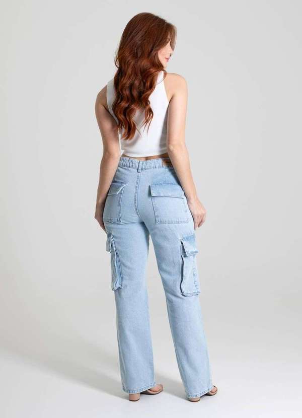 Sawary - Calça Jeans Sawary Reta  Petit - 280097 Azul 4