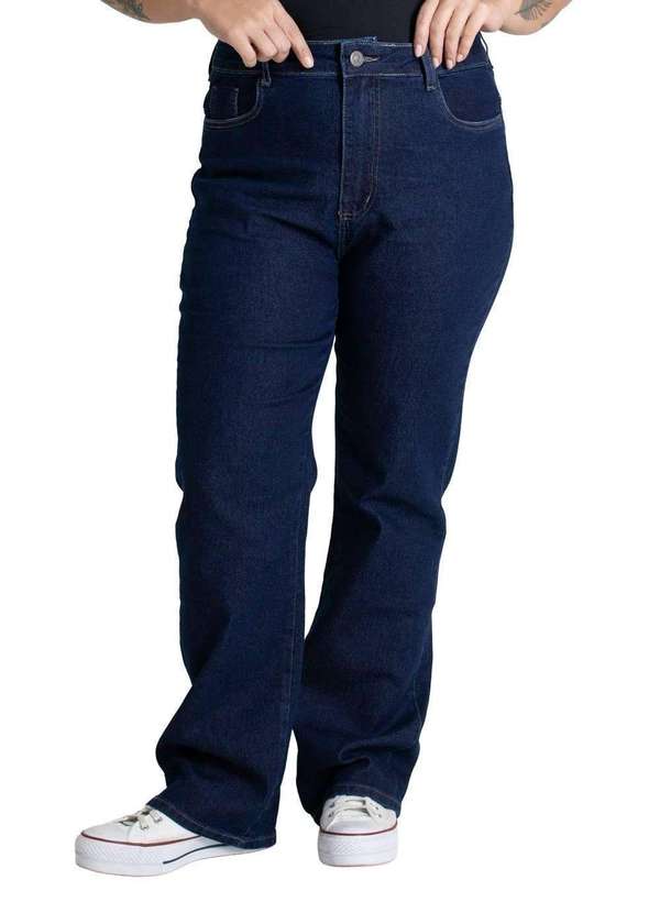 Sawary - Calça Jeans Sawary Plus Size Petit - 280194 Azul