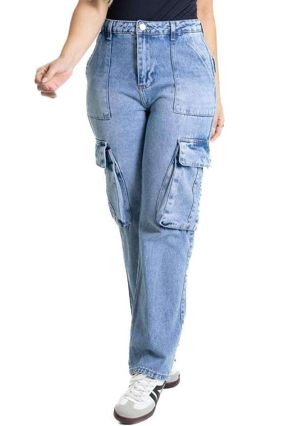 Sawary - Calça Jeans Sawary Reta Petit - 280511 Azul 7