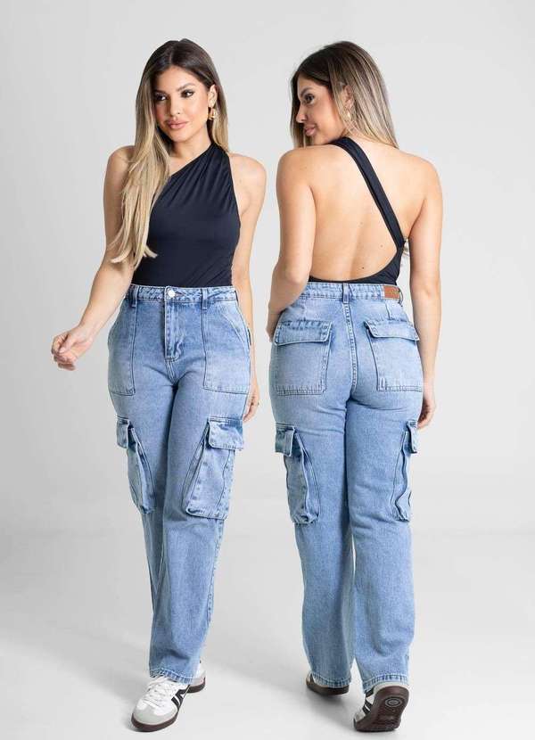 Sawary - Calça Jeans Sawary Reta Petit - 280511 Azul 2