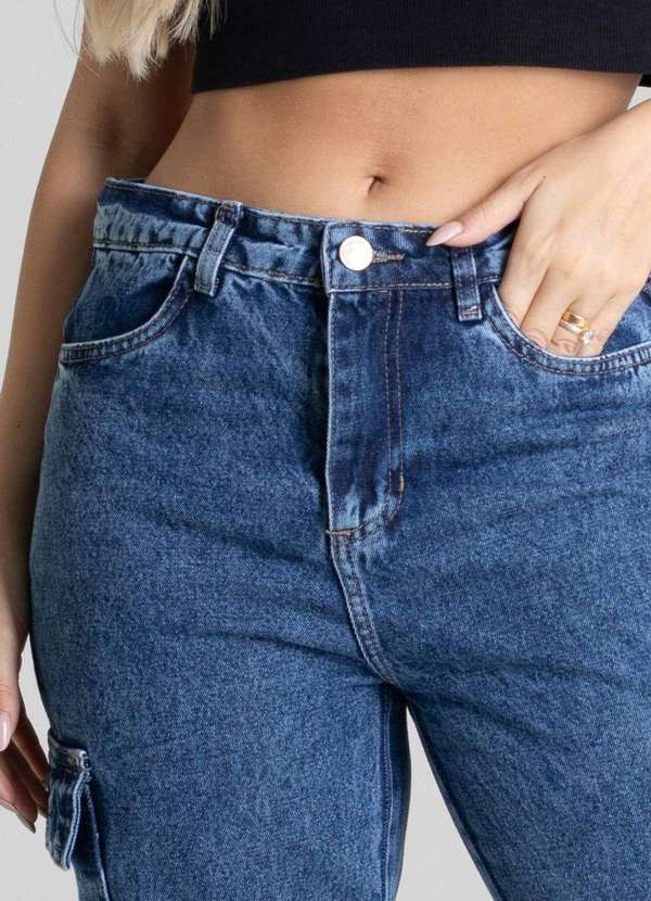 Sawary - Calça Jeans Sawary Reta Petit - 280599 Azul 5