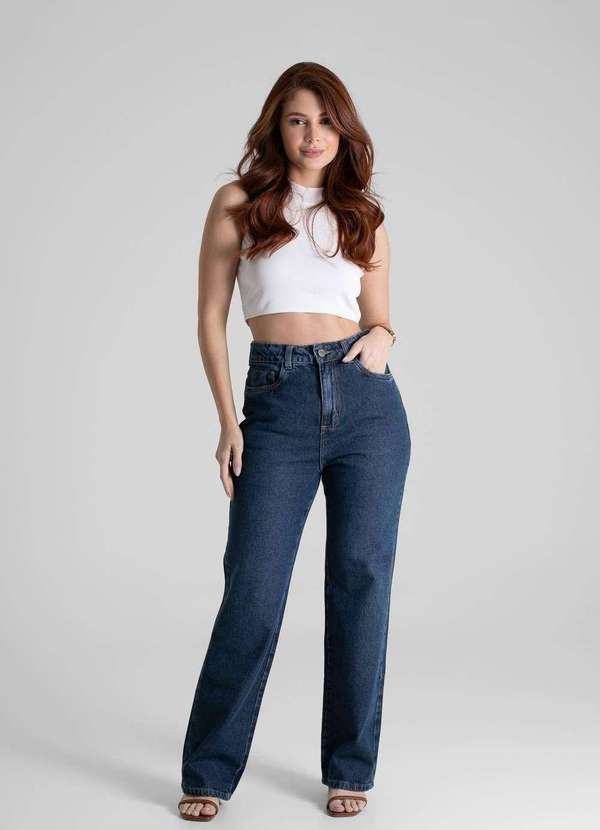 Sawary - Calça Jeans Sawary Reta Petit - 280778 Azul 2