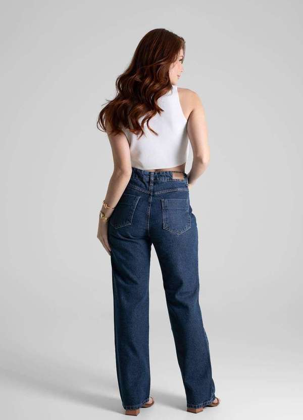 Sawary - Calça Jeans Sawary Reta Petit - 280778 Azul 4