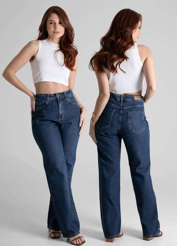 Sawary - Calça Jeans Sawary Reta Petit - 280778 Azul 6