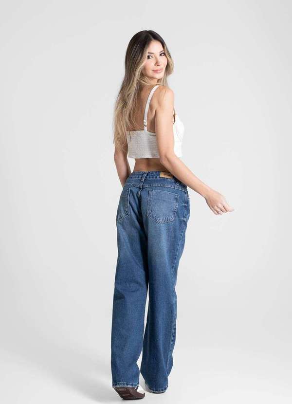 Sawary - Calça Jeans Sawary Reta Petit - 280828 Azul 4