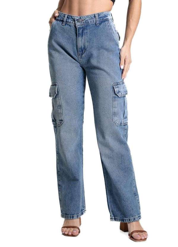 Sawary - Calça Jeans Sawary Reta Petit - 280858 Azul