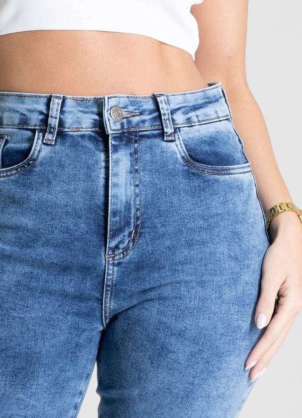 Sawary - Calça Jeans Sawary Reta Petit - 281091 Azul 5