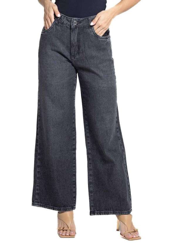 Sawary - Calça Jeans Sawary Reta Petit - 281765 Preto