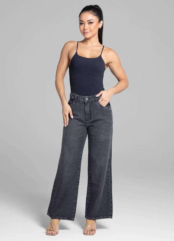 Sawary - Calça Jeans Sawary Reta Petit - 281765 Preto 2