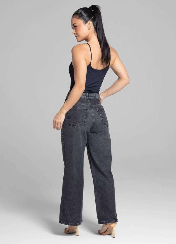 Sawary - Calça Jeans Sawary Reta Petit - 281765 Preto 4