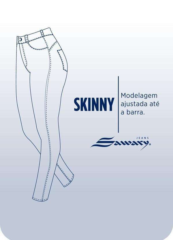 Sawary - Calça Jeans Sawary Skinny - 265659 Azul 7