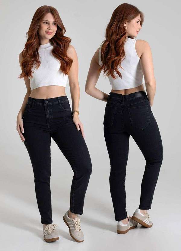 Sawary - Calça Jeans Sawary Skinny - 280078 Preto 6