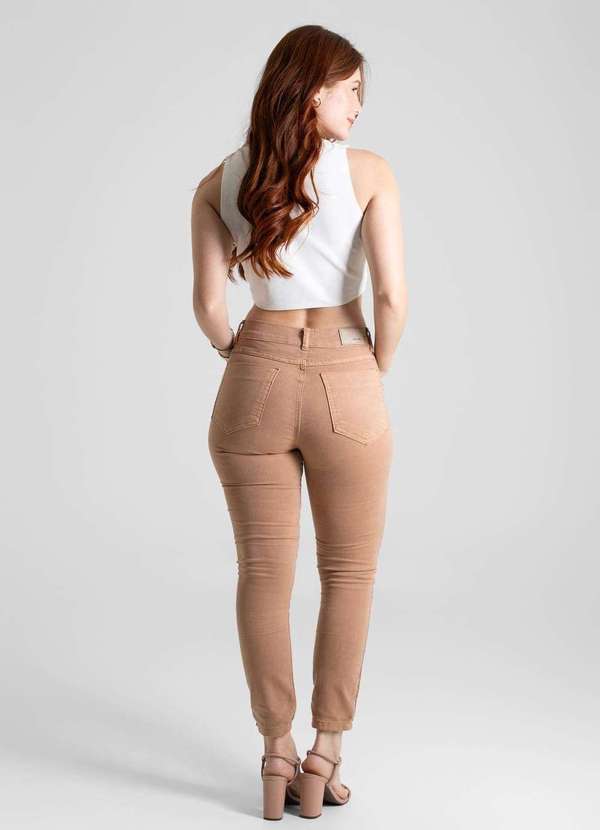 Sawary - Calça Jeans Sawary Skinny Petit - 280800 Marrom 4