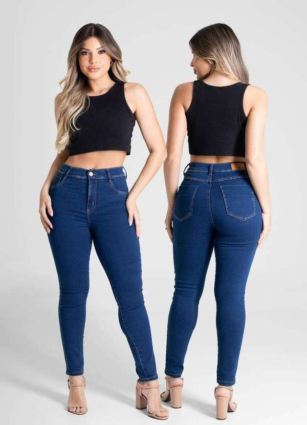 Sawary - Calça Jeans Sawary Skinny Petit - 281023 Azul 6