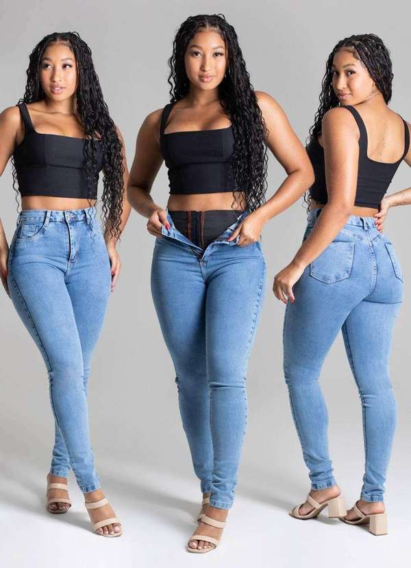 Sawary - Calça Jeans Sawary Super Lipo - 277756 Azul 6