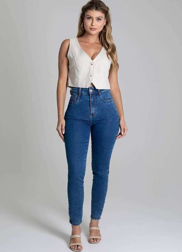 Sawary - Calça Jeans Sawary Super Lipo - 278592 Azul 2