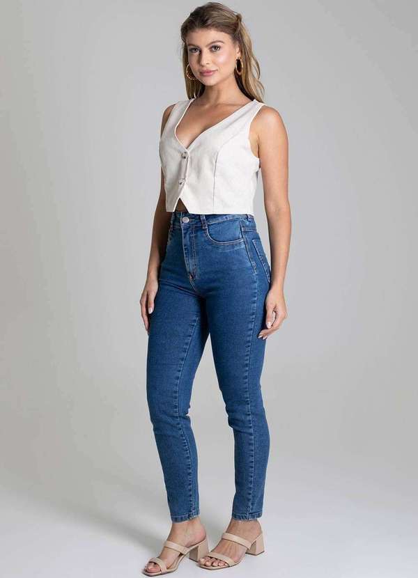 Sawary - Calça Jeans Sawary Super Lipo - 278592 Azul 3