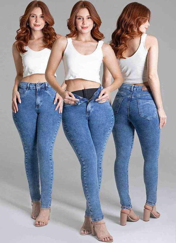 Sawary - Calça Jeans Sawary Super Lipo - 278795 Azul 6