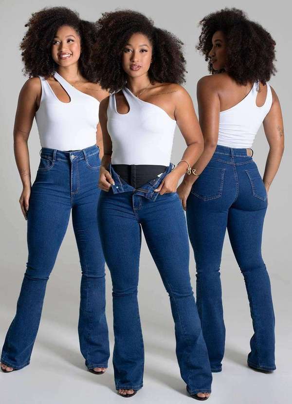 Sawary - Calça Jeans Sawary Super Lipo - 279538 Azul 6
