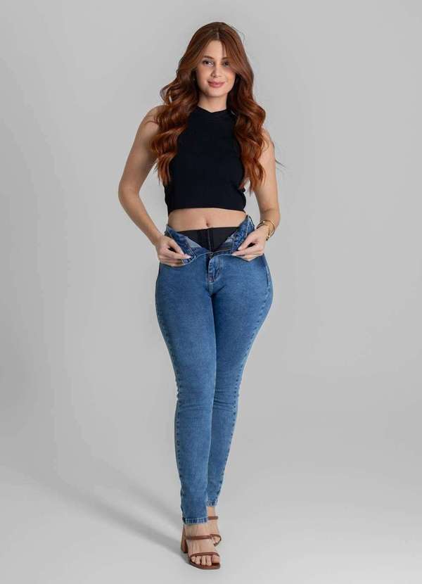 Sawary - Calça Jeans Sawary Super Lipo - 280100 Azul 2