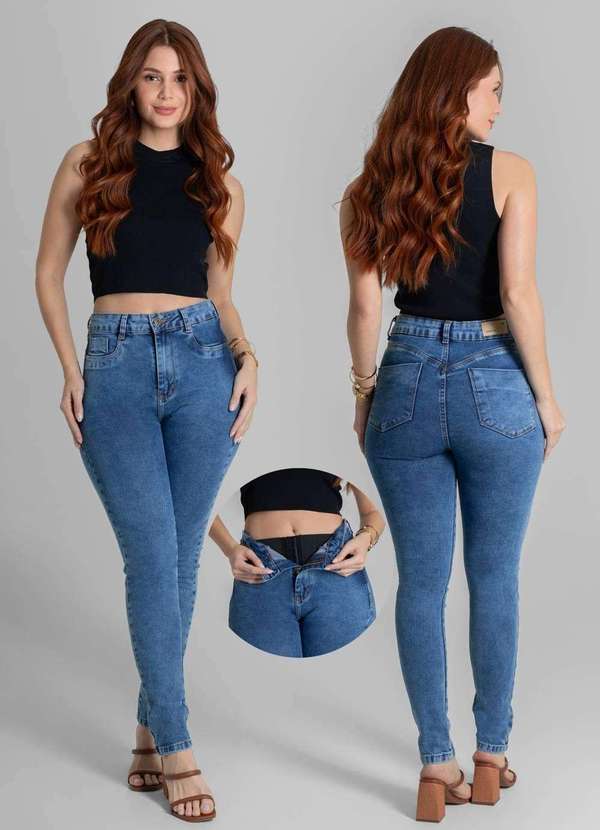 Sawary - Calça Jeans Sawary Super Lipo - 280100 Azul 6