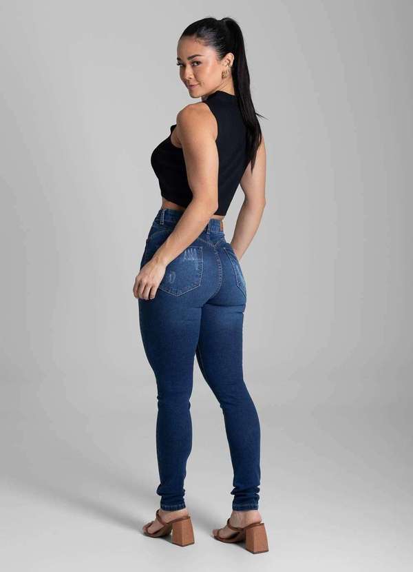 Sawary - Calça Jeans Sawary Super Lipo - 281964 Azul 4