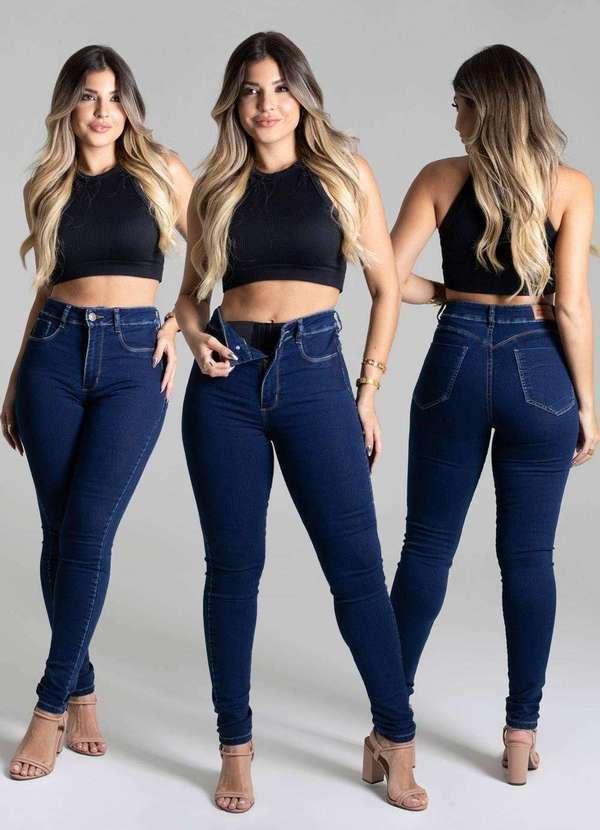 Sawary - Calça Jeans Sawary Super Lipo - 277319 Azul 6
