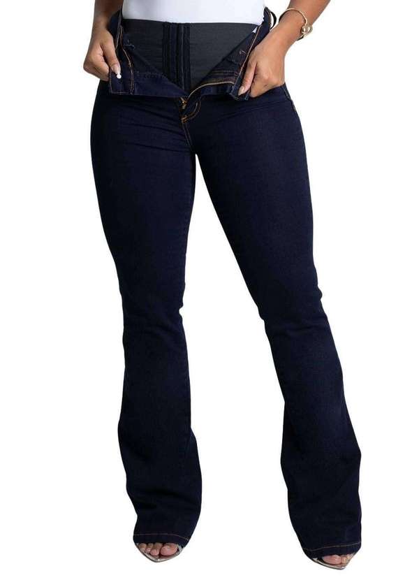 Sawary - Calça Jeans Sawary Super Lipo Boot Cut - 279587 Azul